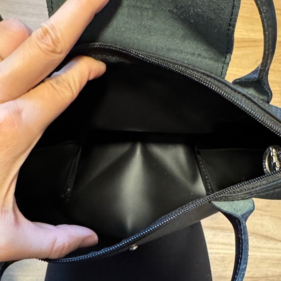 Small longchamp le pliage heavy nylon bag - black - Picture 5 of 12